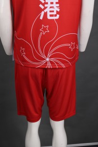 WTV163 Customized Contrast Sports Set Hong Kong Representative Sweatshirts Sweaters Sportswear Manufacturers detail view-2